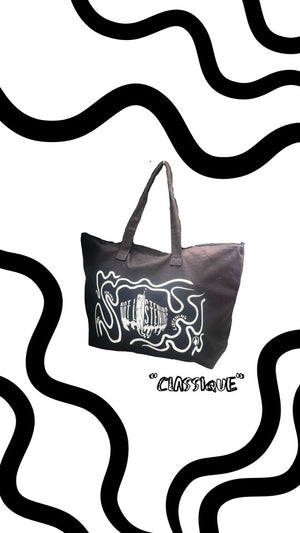NOT LISTENING X LZU TOTES