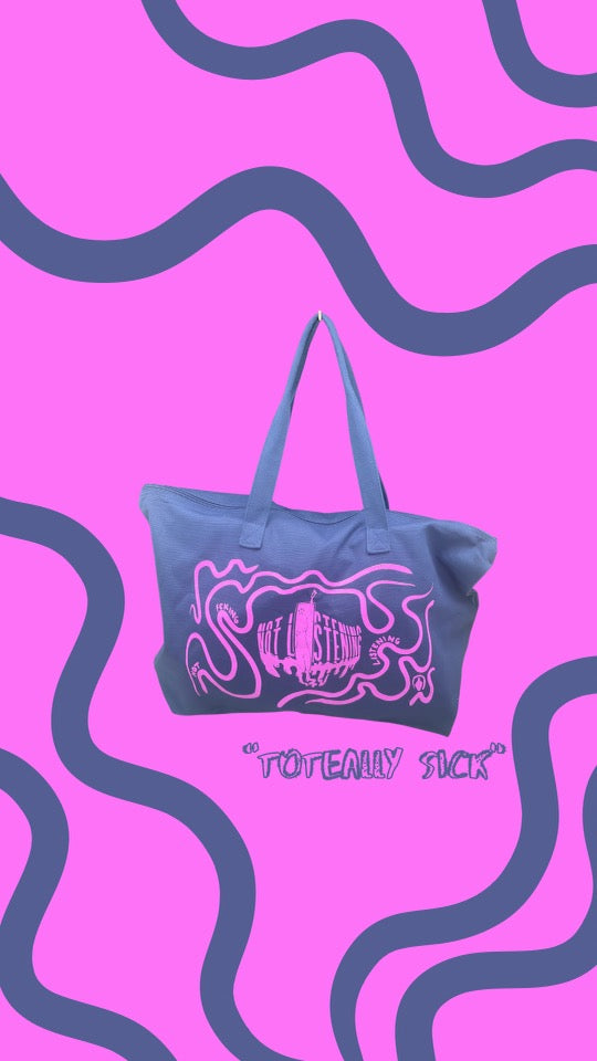 NOT LISTENING X LZU TOTES